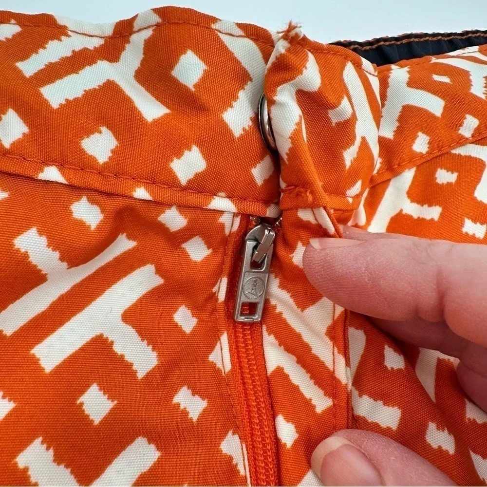Lands’ End Men’s Stylish Orange Swim Shorts New Lined w/Pockets Swim Size 42